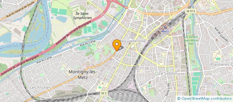 localisation de l'entreprise MADAME ZITA FERRANTINI  METZ