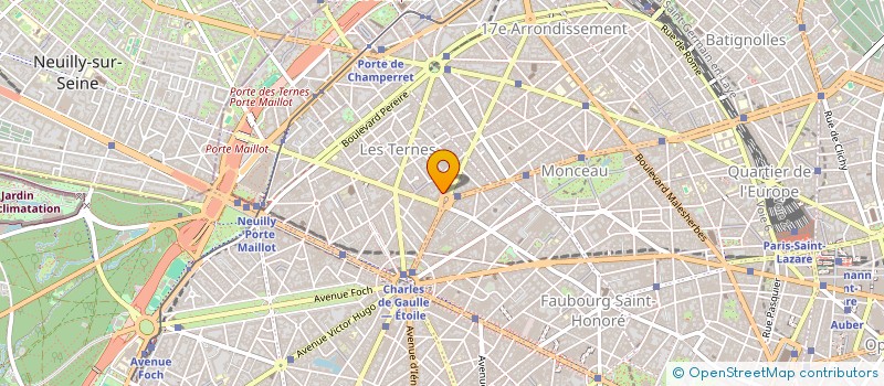 localisation de l'entreprise MADAME ZITA LOPES  PARIS 17