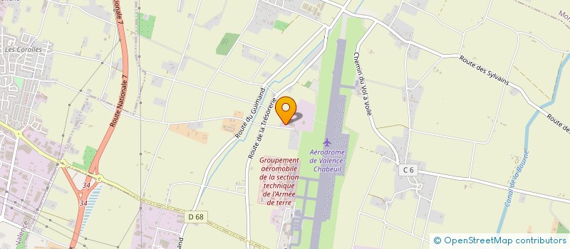 localisation de l'entreprise MADAME ZIYI ZHAO  CHABEUIL