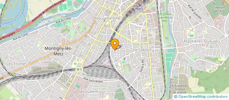 localisation de l'entreprise MADAME ZLATA MAVRACIC  METZ