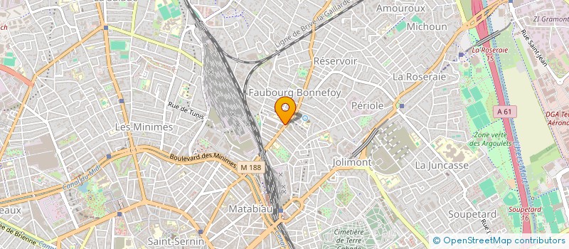 localisation de l'entreprise MADAME ZOE ANDRIEU à TOULOUSE