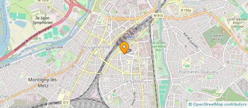 localisation de l'entreprise MADAME ZOE ARTHAUD  METZ