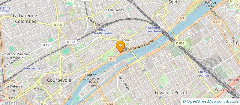 localisation de l'entreprise MADAME ZOE AUCAIGNE DE SAINTE CROIX à COURBEVOIE