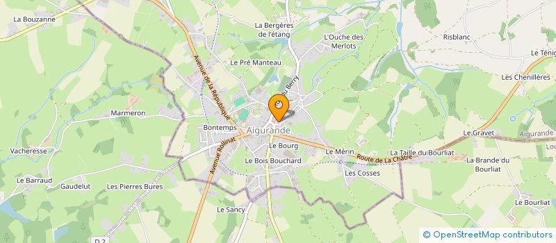 localisation de l'entreprise MADAME ZOE AUVILLAIN à AIGURANDE