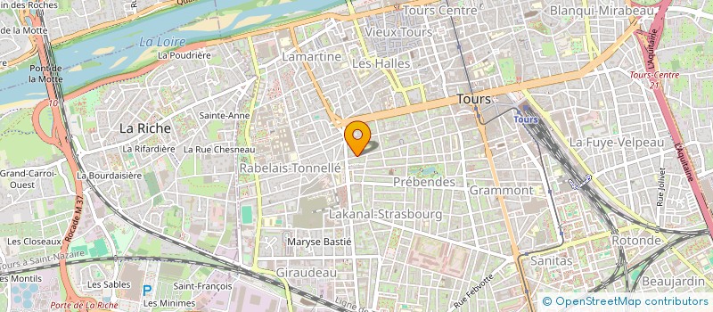 localisation de l'entreprise MADAME ZOE BAILLY-SALIN  TOURS