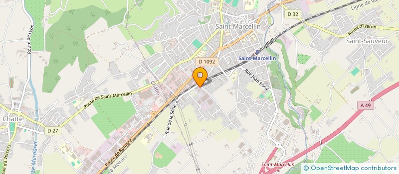 localisation de l'entreprise MADAME ZOE BALLOUHEY  SAINT-MARCELLIN