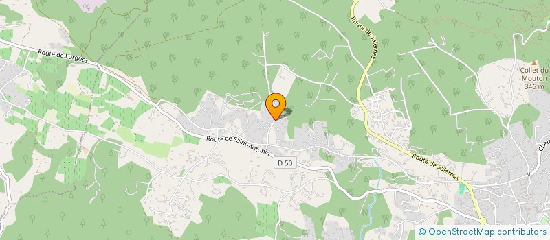 localisation de l'entreprise MADAME ZOE BANCEL  LORGUES