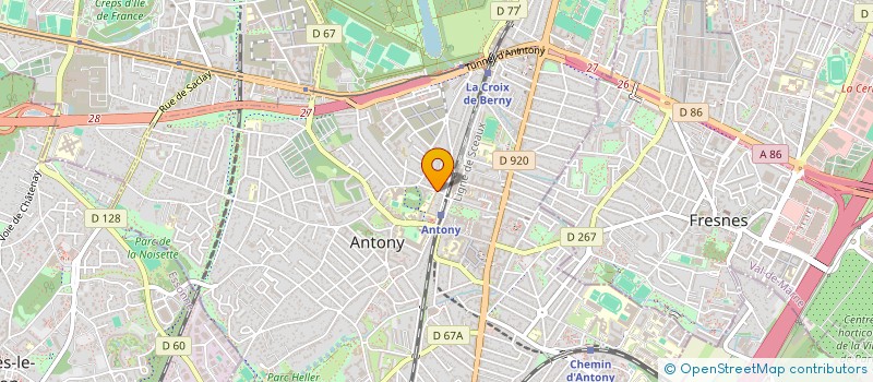 localisation de l'entreprise MADAME ZOE BEN TOLILA à ANTONY