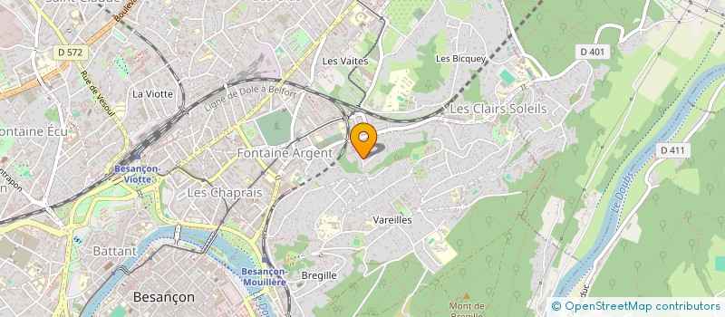 localisation de l'entreprise MADAME ZOE BENOLIEL  BESANCON