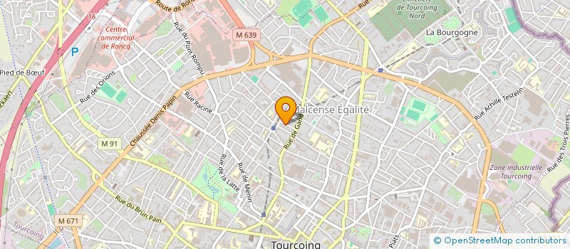 localisation de l'entreprise MADAME ZOE BERGERET à TOURCOING