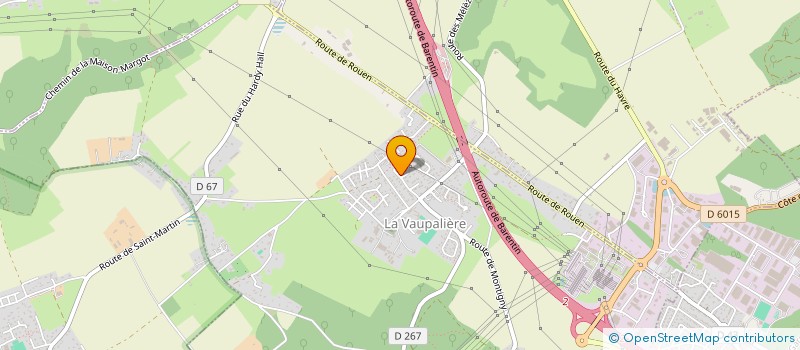 localisation de l'entreprise MADAME ZOE BERGUE  LA VAUPALIERE