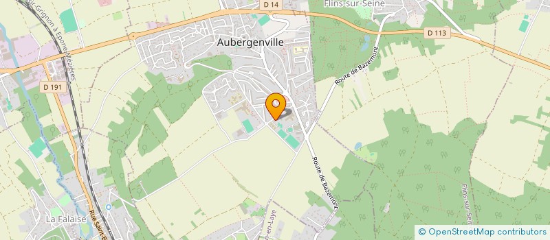 localisation de l'entreprise MADAME ZOE BIDJA  AUBERGENVILLE