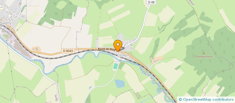 localisation de l'entreprise MADAME ZOE BILLY  LINAY