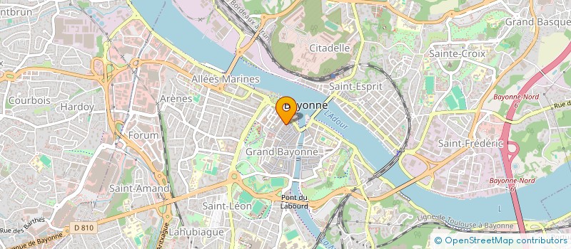 localisation de l'entreprise MADAME ZOE BLOOM  BAYONNE