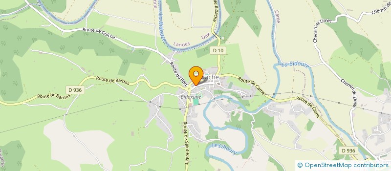 localisation de l'entreprise MADAME ZOE BOLY PRAT  BIDACHE