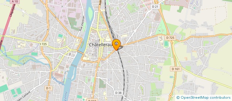 localisation de l'entreprise MADAME ZOE BONNET  CHATELLERAULT