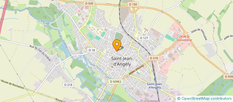 localisation de l'entreprise MADAME ZOE BOUCHER-DOIGNEAU  SAINT-JEAN-D'ANGELY