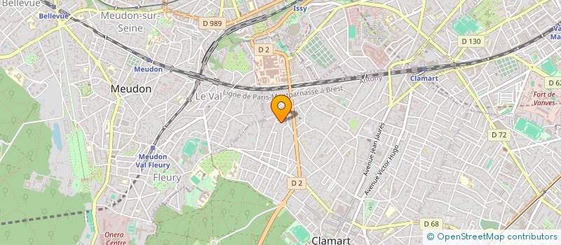 localisation de l'entreprise MADAME ZOE BOURY à CLAMART