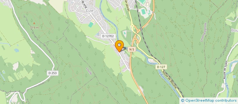 localisation de l'entreprise MADAME ZOE BOUVARD  CIZE