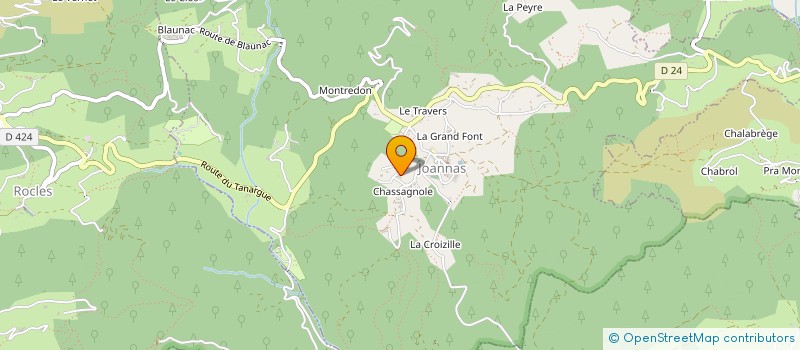 localisation de l'entreprise MADAME ZOE BUSCA  JOANNAS