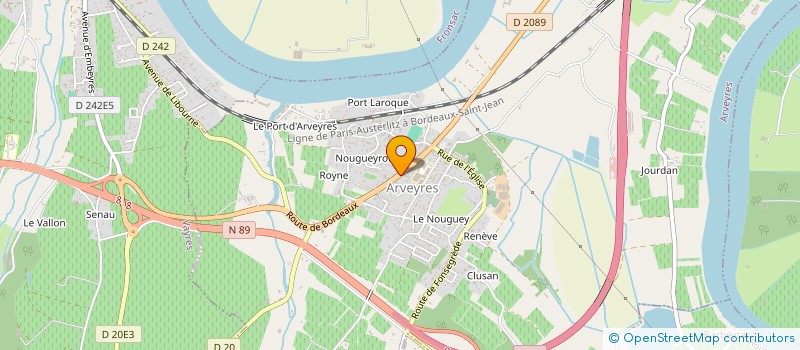 localisation de l'entreprise MADAME ZOE CARASCO  ARVEYRES