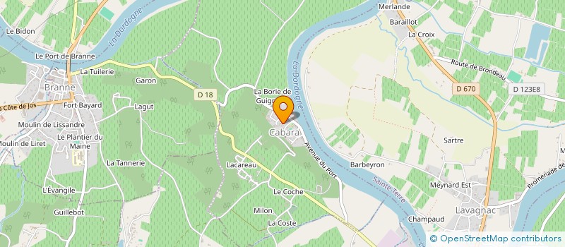 localisation de l'entreprise MADAME ZOE CASTANT  CABARA