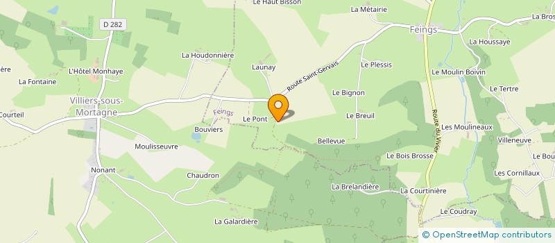 localisation de l'entreprise MADAME ZOE CAUWET à MORTAGNE-AU-PERCHE