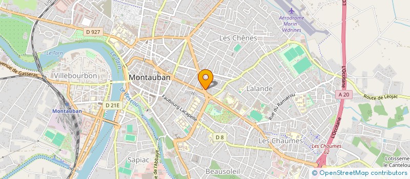 localisation de l'entreprise MADAME ZOE CHIAMPI à MONTAUBAN