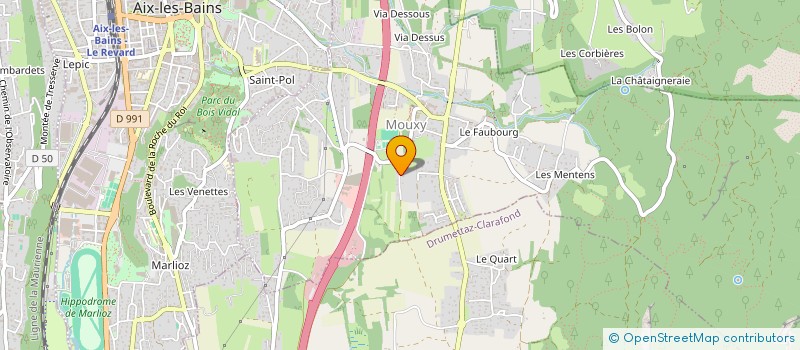 localisation de l'entreprise MADAME ZOE CHIAVARINI  MOUXY