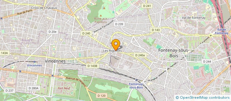 localisation de l'entreprise MADAME ZOE COHEN à FONTENAY-SOUS-BOIS