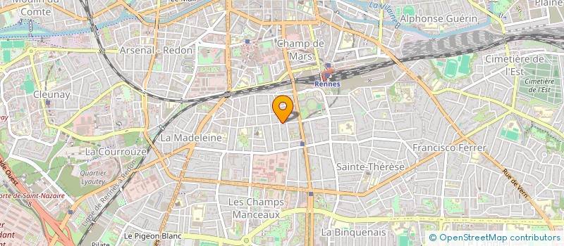 localisation de l'entreprise MADAME ZOE COIGNARD à RENNES