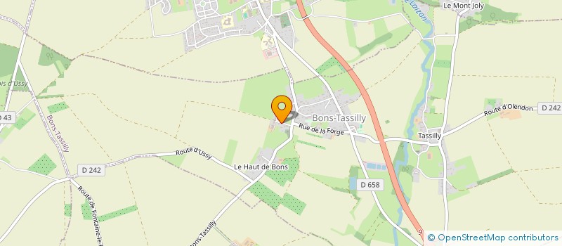 localisation de l'entreprise MADAME ZOE COLLETTE  BONS-TASSILLY