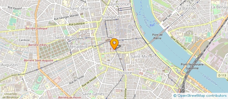 localisation de l'entreprise MADAME ZOE CONVERT à BORDEAUX