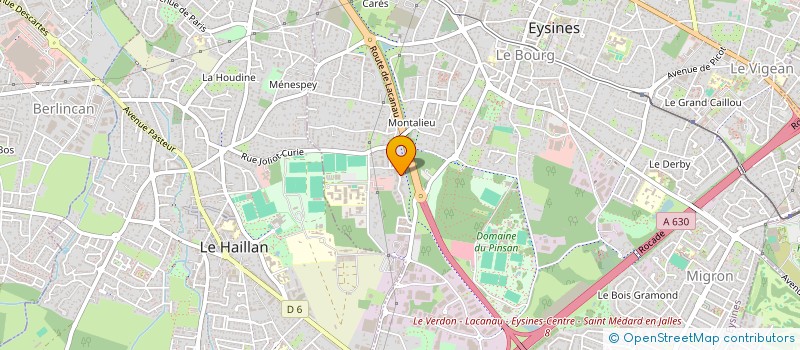 localisation de l'entreprise MADAME ZOE CROUAN  EYSINES