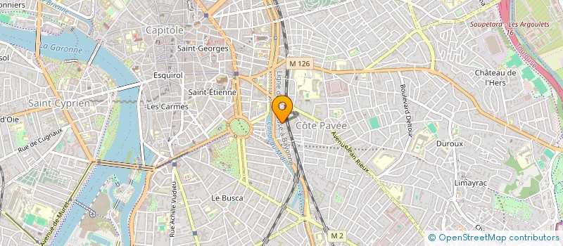 localisation de l'entreprise MADAME ZOE DANIEL  TOULOUSE