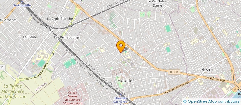 localisation de l'entreprise MADAME ZOE DAULY  HOUILLES