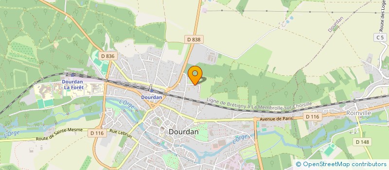 localisation de l'entreprise MADAME ZOE DELAHAIE à DOURDAN