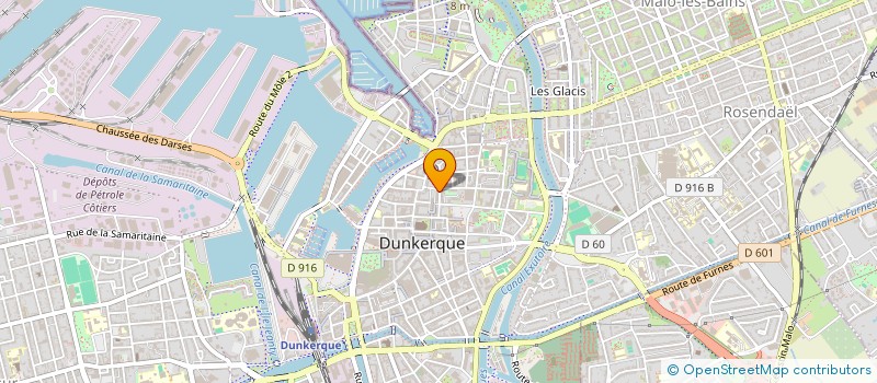 localisation de l'entreprise MADAME ZOE DELAINE à DUNKERQUE