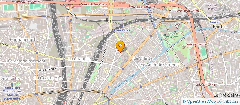 localisation de l'entreprise MADAME ZOE DEPREZ  PARIS