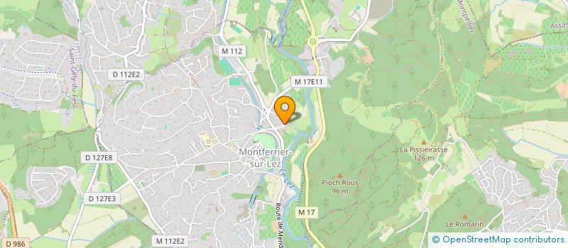 localisation de l'entreprise MADAME ZOE DESPLATS  MONTFERRIER-SUR-LEZ