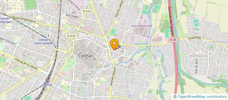 localisation de l'entreprise MADAME ZOE DIRINGER  COLMAR