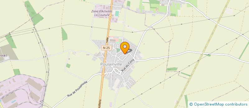 localisation de l'entreprise MADAME ZOE DOGBEAVOU  POULAINVILLE