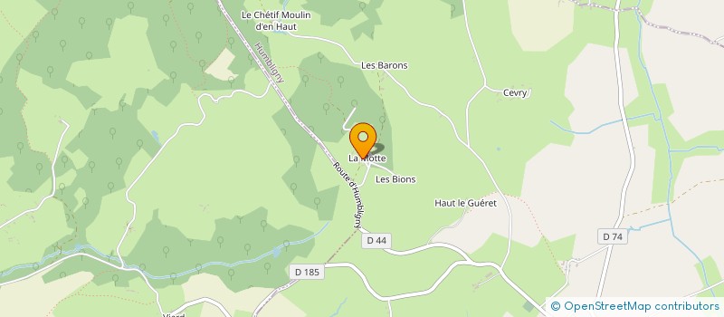 localisation de l'entreprise MADAME ZOE DRAULT  HUMBLIGNY