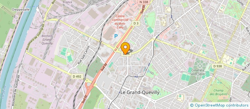 localisation de l'entreprise MADAME ZOE DUBOIS  LE GRAND-QUEVILLY