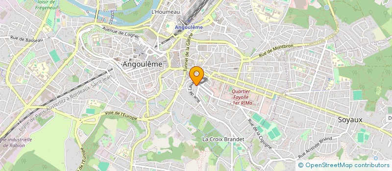 localisation de l'entreprise MADAME ZOE DUFFAU à ANGOULEME