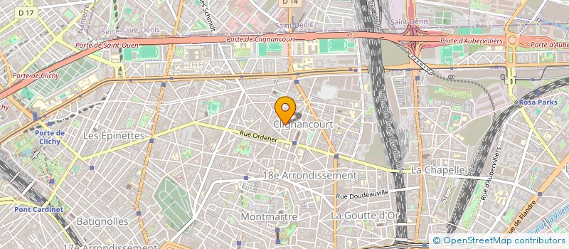 localisation de l'entreprise MADAME ZOE FAOU  PARIS