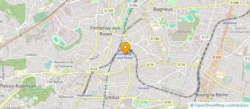 localisation de l'entreprise MADAME ZOE FARROKH à FONTENAY-AUX-ROSES