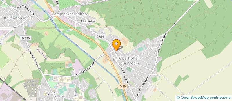 localisation de l'entreprise MADAME ZOE FEDERSPIEL  OBERHOFFEN-SUR-MODER