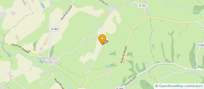 localisation de l'entreprise MADAME ZOE FRANCOIS  VARENNES-SUR-TECHE