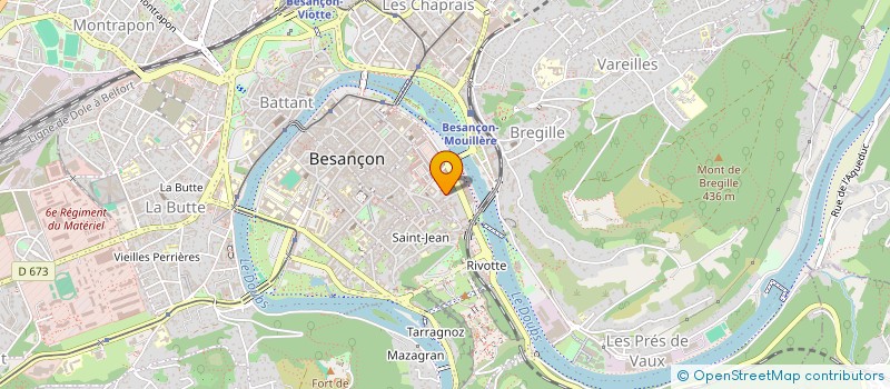localisation de l'entreprise MADAME ZOE GINDRE à BESANCON